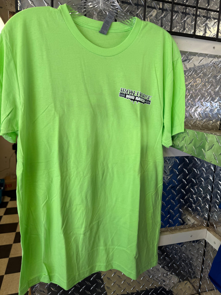 Lime Green Saftey logo T-Shirt