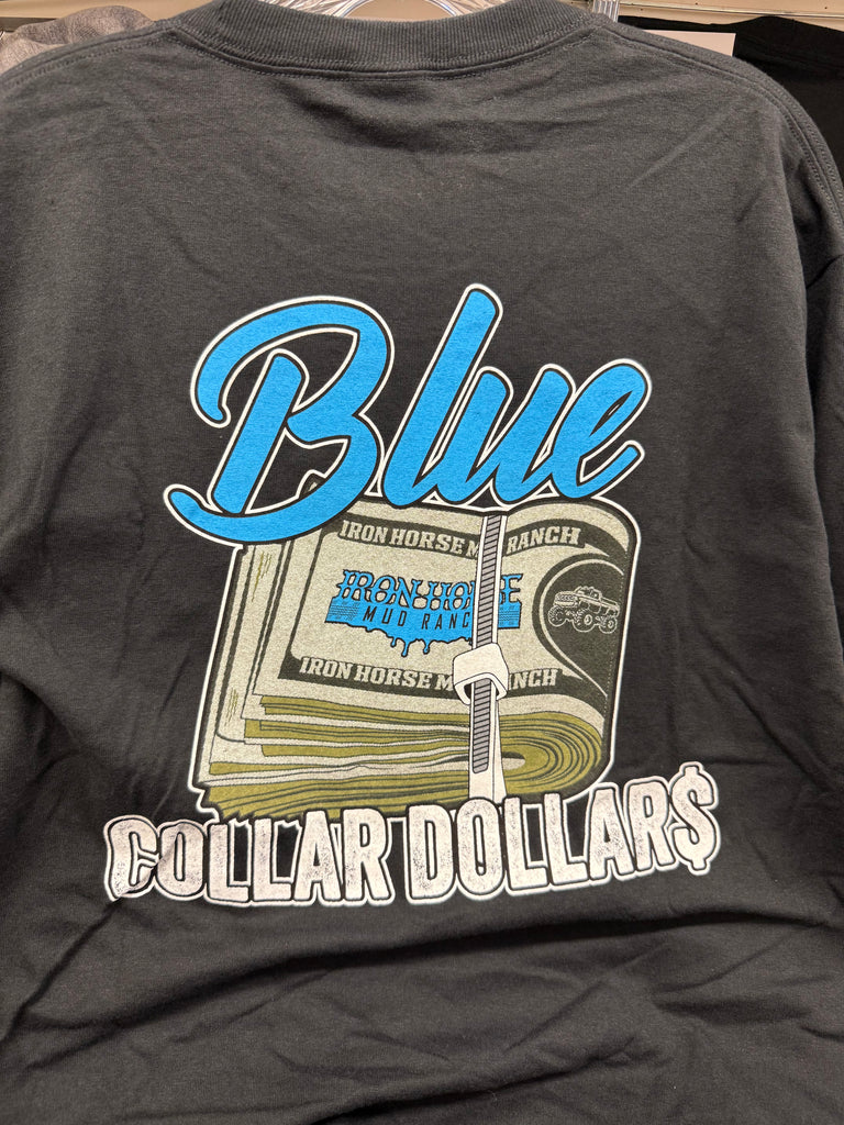 Blue Collar Dollars Black T-Shirt