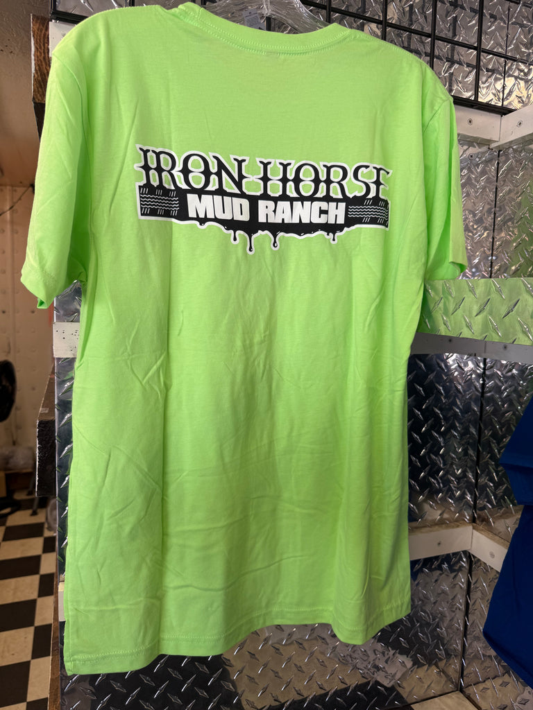 Lime Green Saftey logo T-Shirt