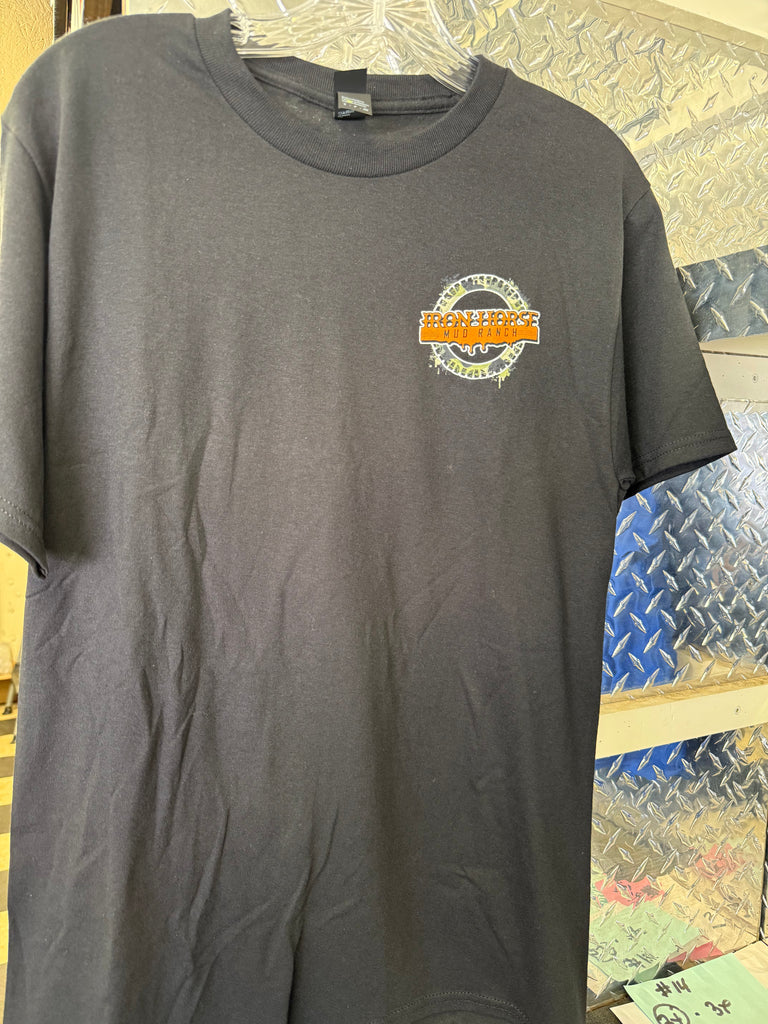 Camo/Orange logo shirt