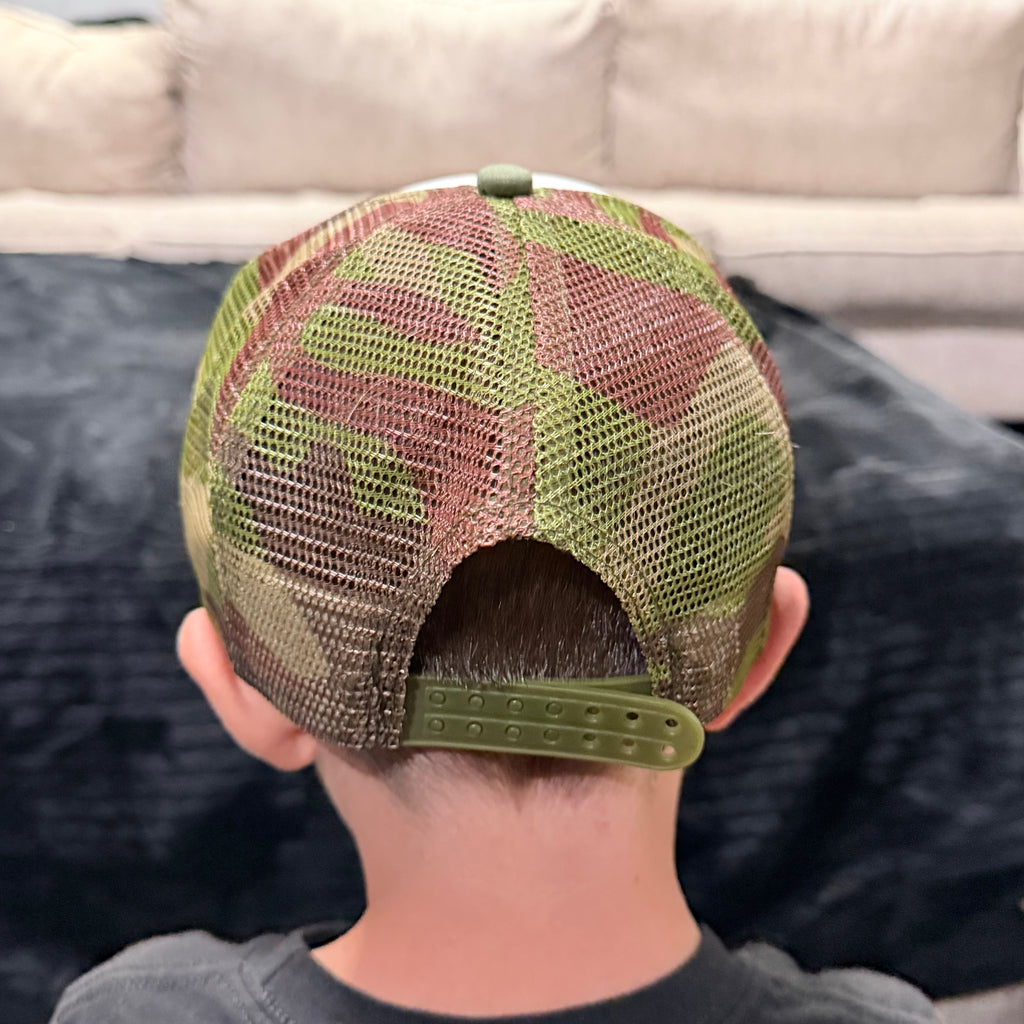 YOUTH Camo Foam Trucker Hat