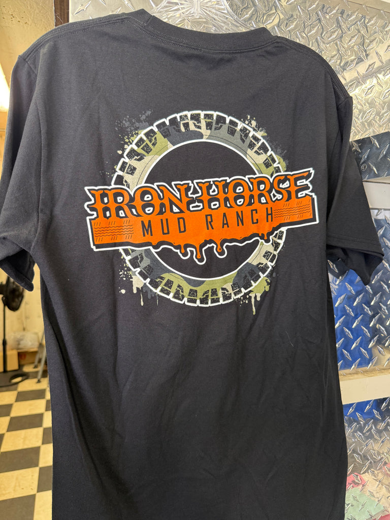 Camo/Orange logo shirt