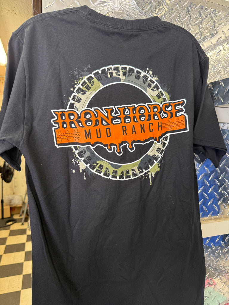 Camo/Orange logo shirt