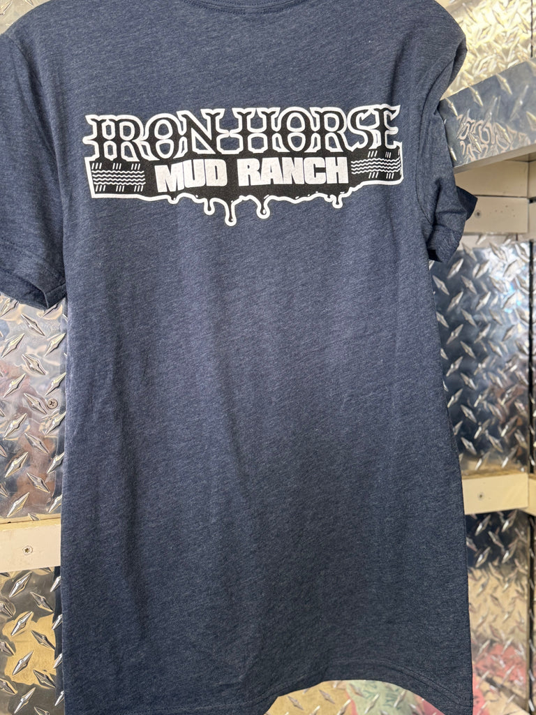 Deep Heather Blue logo Shirt