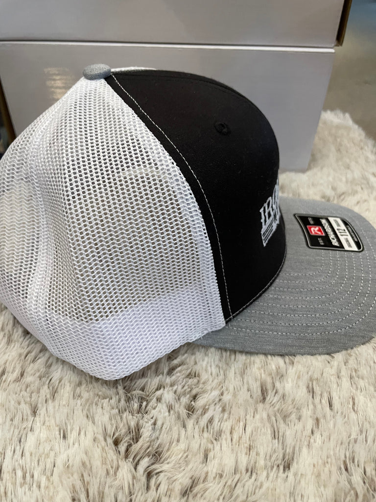 3 color (Grey,White Black) logo hat
